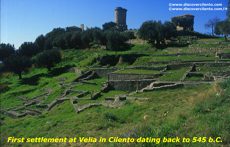 First settlement at Elea Velia in Cilento National Park